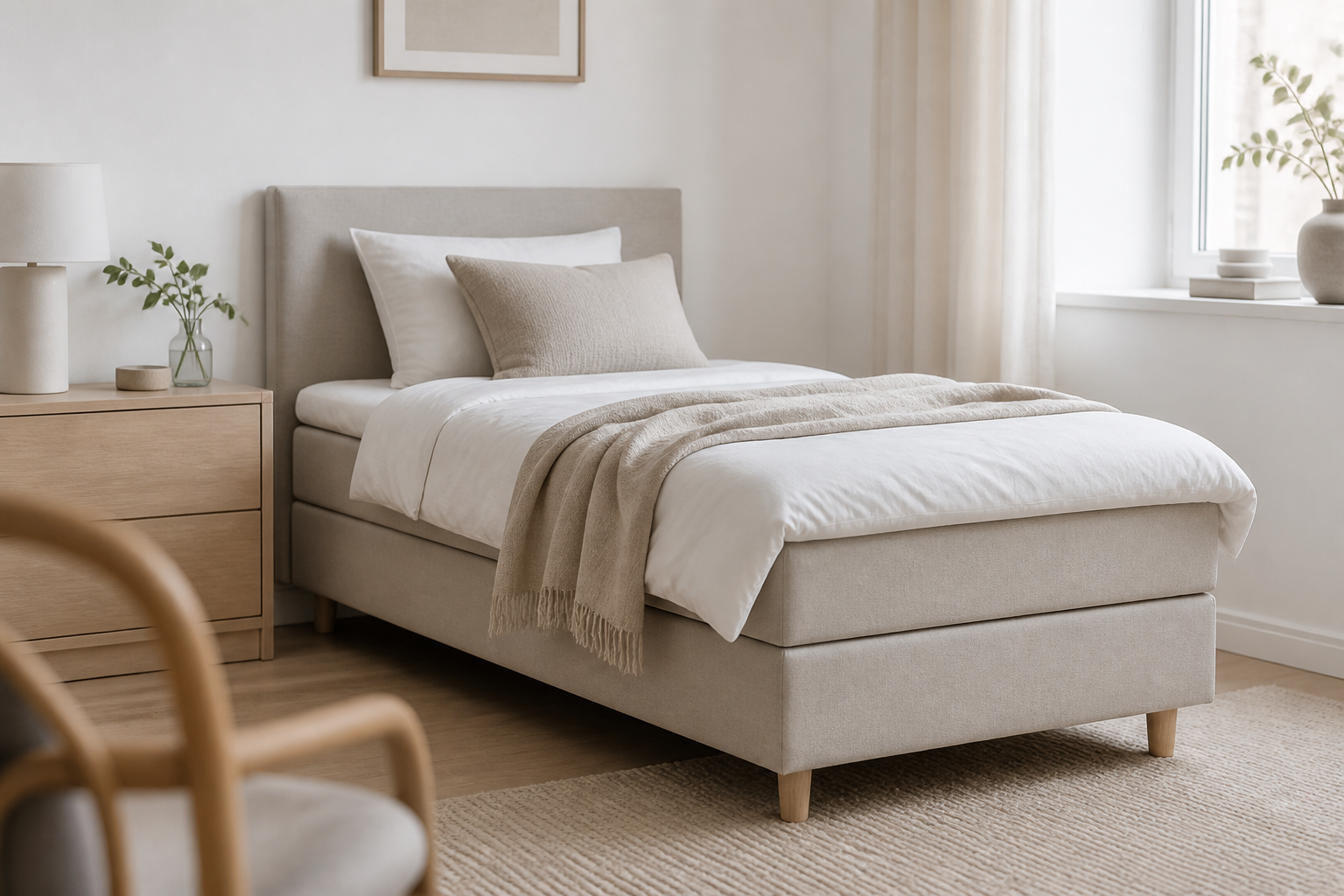 Boxspring 90x200 kopen: 5 modellen voor één slaper vergeleken