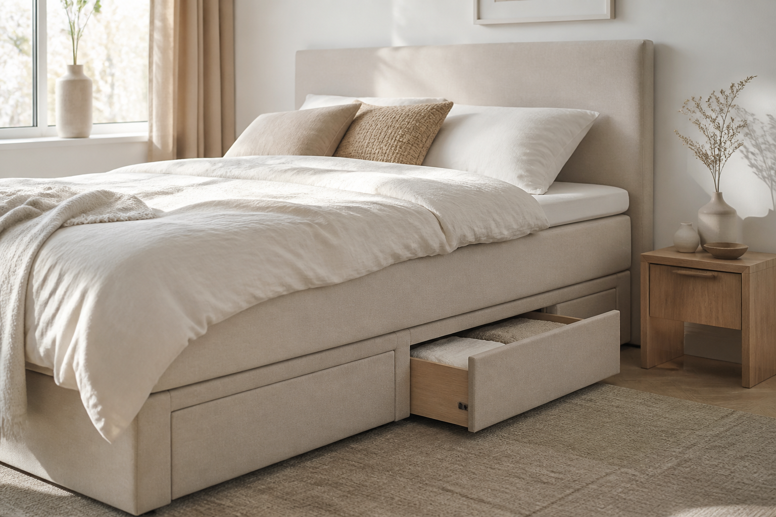 Boxspring met bedladen of zonder: welke neem je?