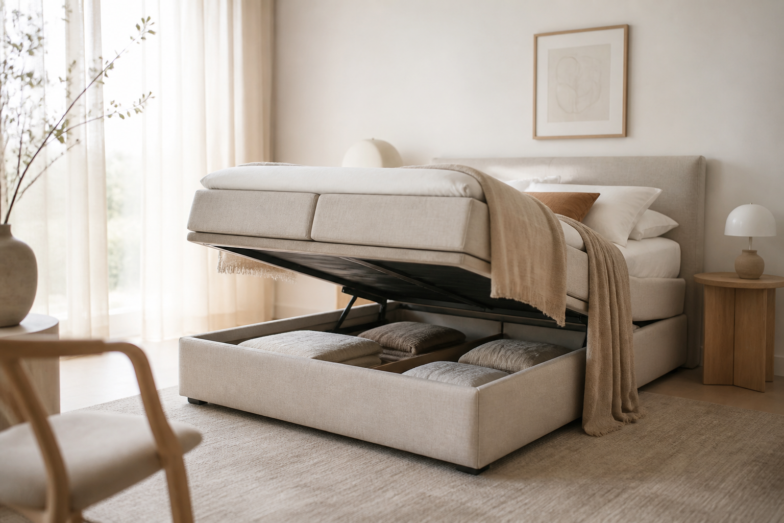 Boxspring met opbergruimte of zonder: welke past bij jouw gebruik?