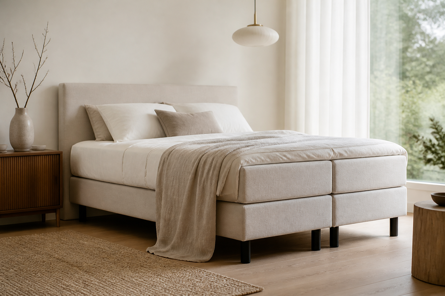 Boxspring tot €2.000: 5 boxsprings met extra luxe afwerking