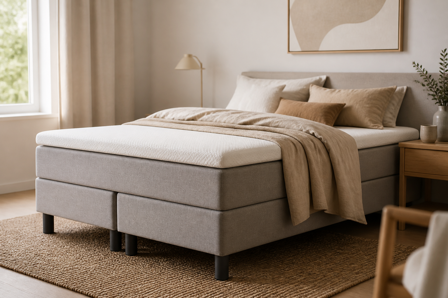 Boxspringonderstel kopen: waar let je op bij maat, hoogte en vering?