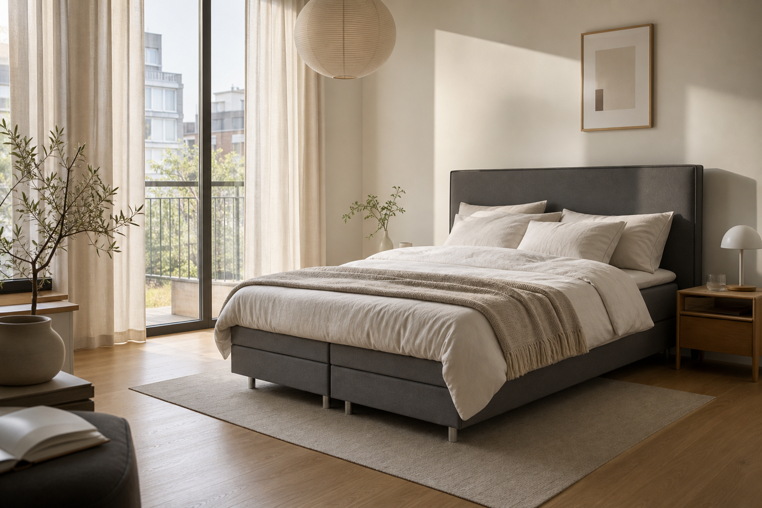 De beste boxsprings voor appartementen: ruimtebesparend met stijl