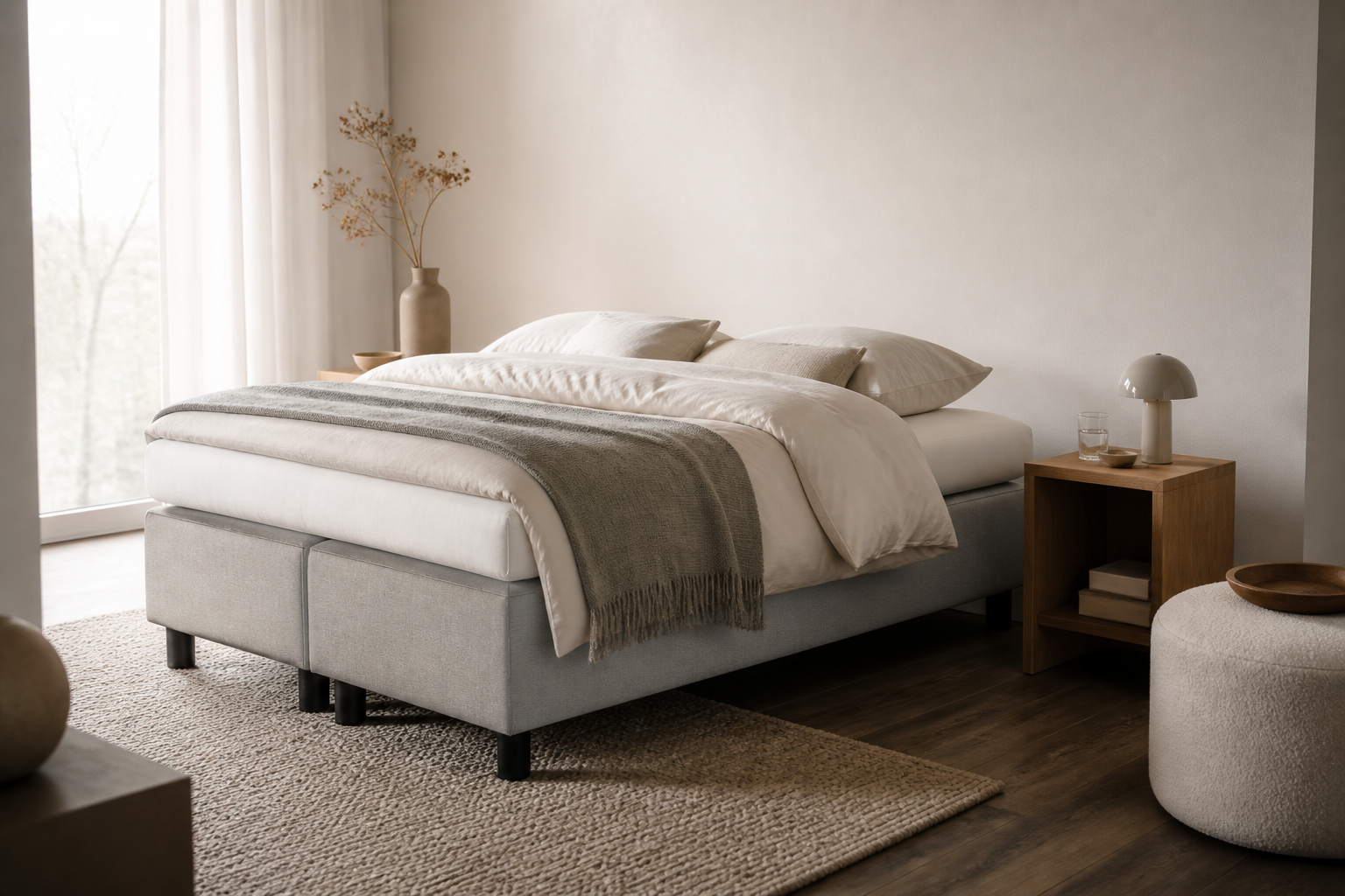 Een boxspring zonder hoofdbord kopen: wanneer is dat de juiste zet?