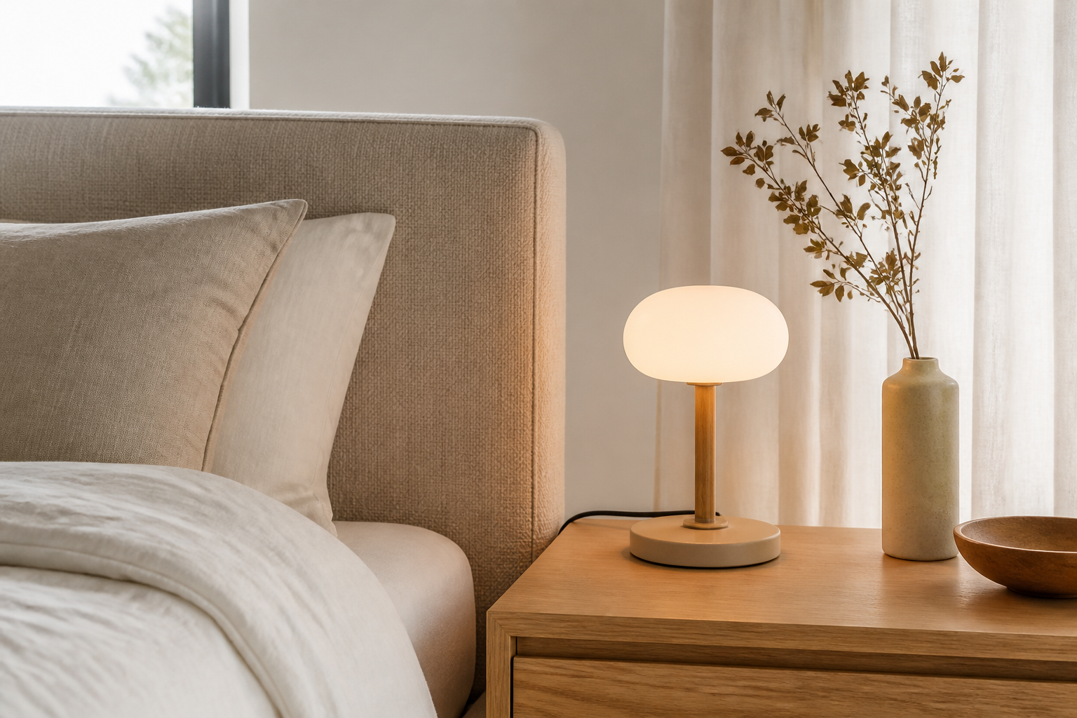 Nachtlampje voor naast je boxspring kopen: welke verlichting past?