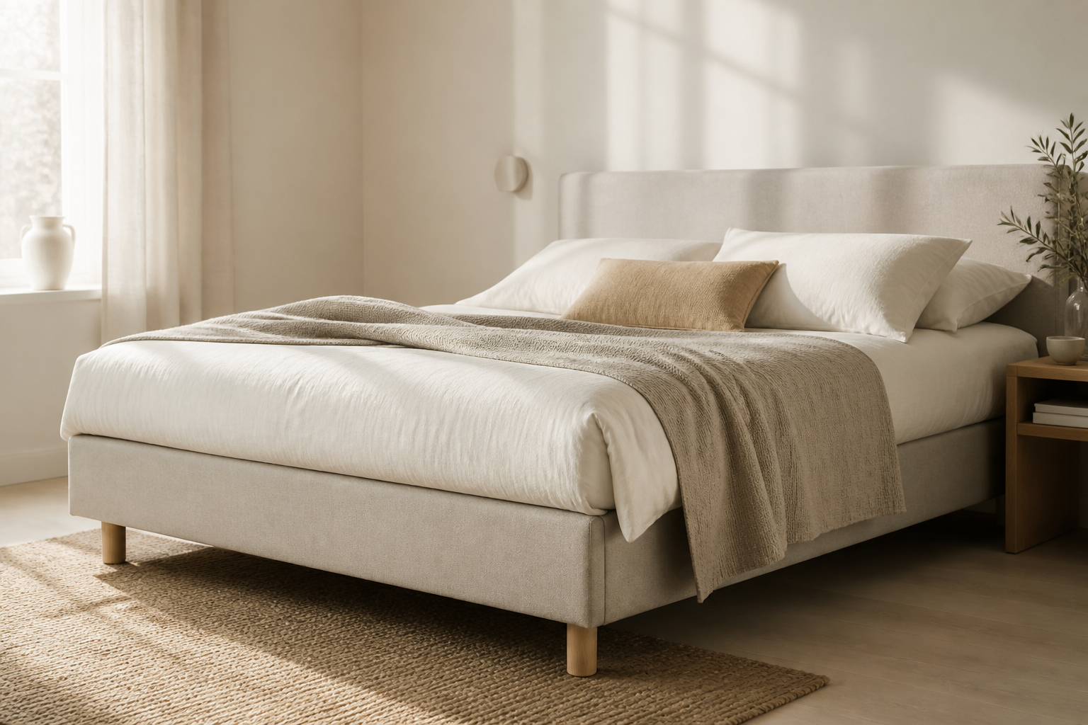 Vlakke boxspring kopen: 5 boxsprings zonder motor